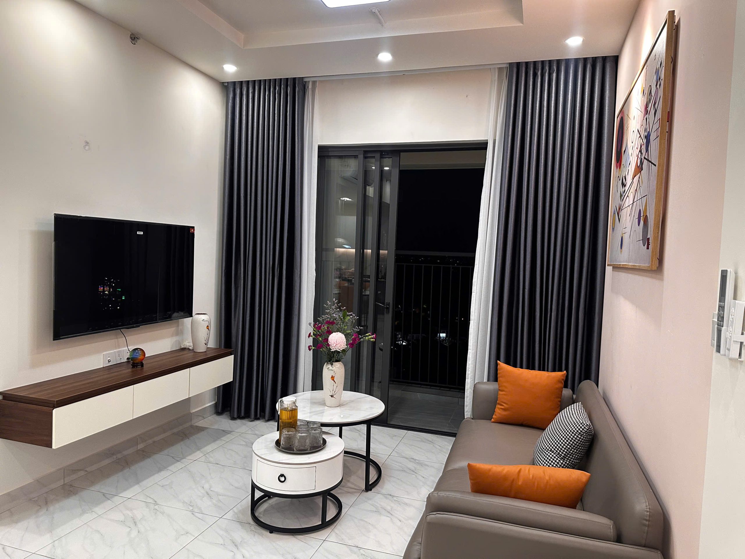 Cho thuê căn 2PN 79m2 tháp D3 – Tầng cao Full nt