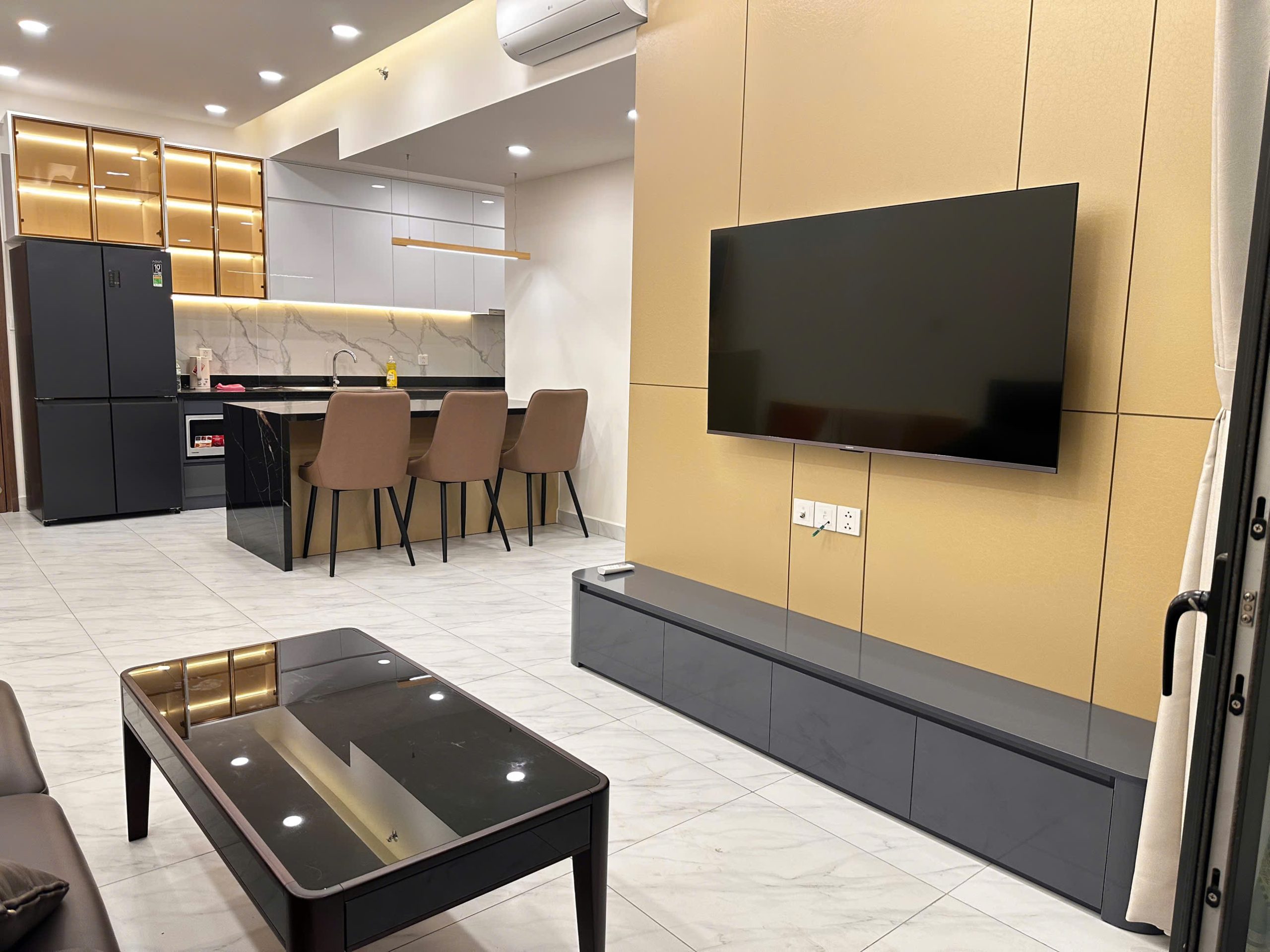 CHO THUÊ CĂN 2PN 79m2 THÁP C1 HABITAT – TẦNG TRUNG FULL NT