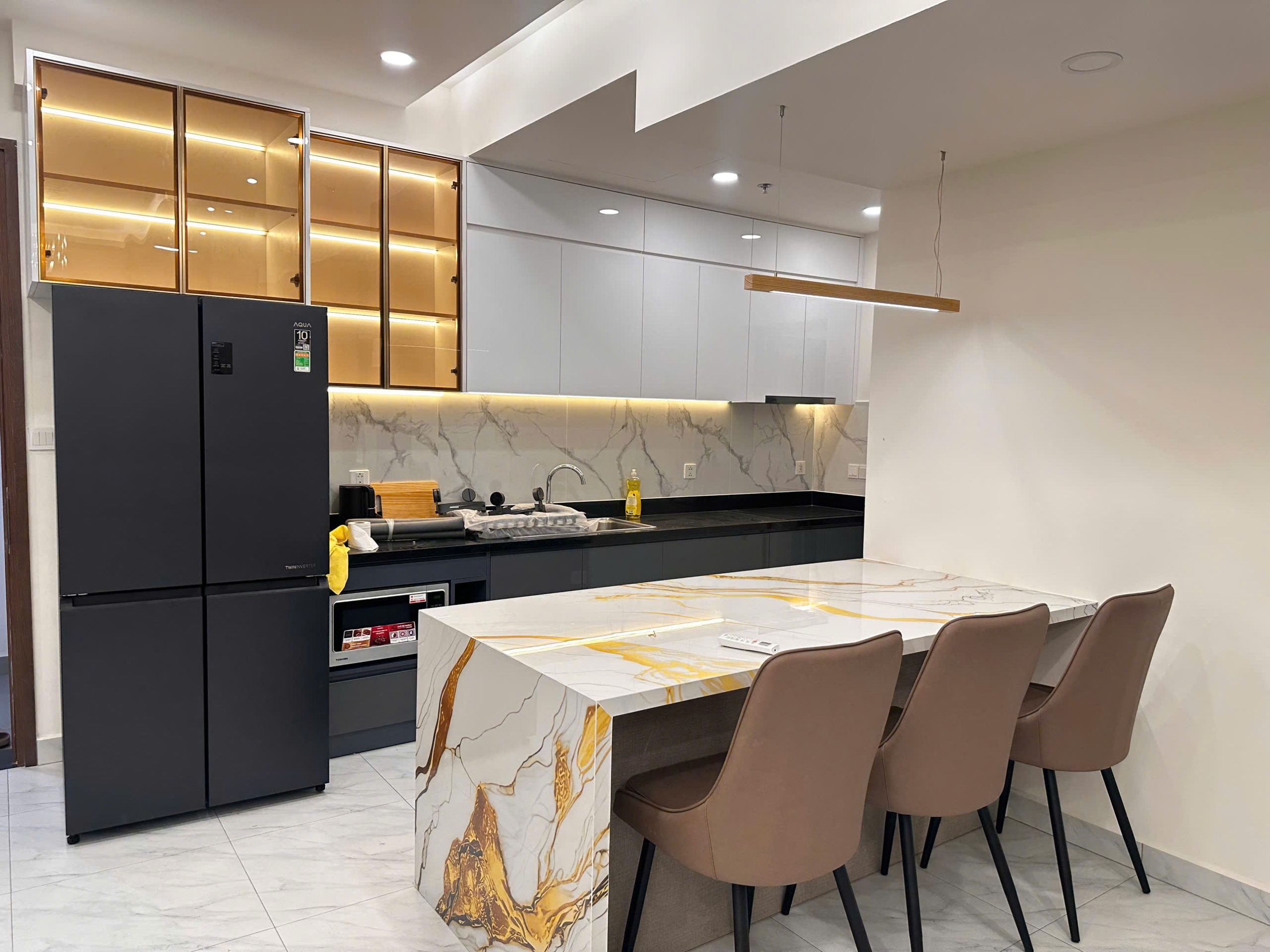 CHO THUÊ CĂN 2PN 79m2 THÁP C1 HABITAT – TẦNG THẤP FULL NT